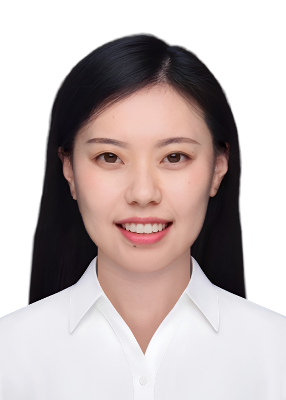 一寸照白底